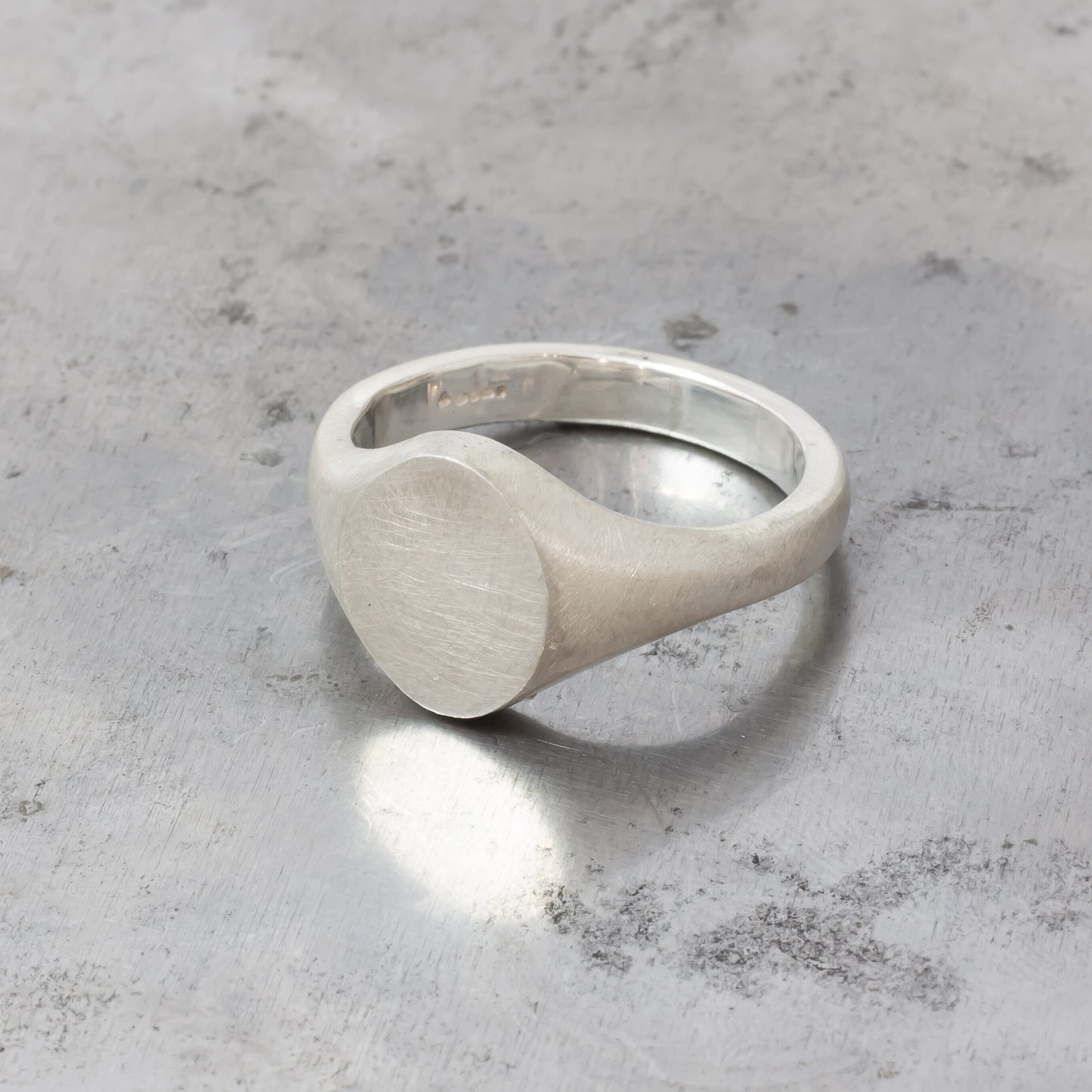 14x12mm Oval Signet Ring
