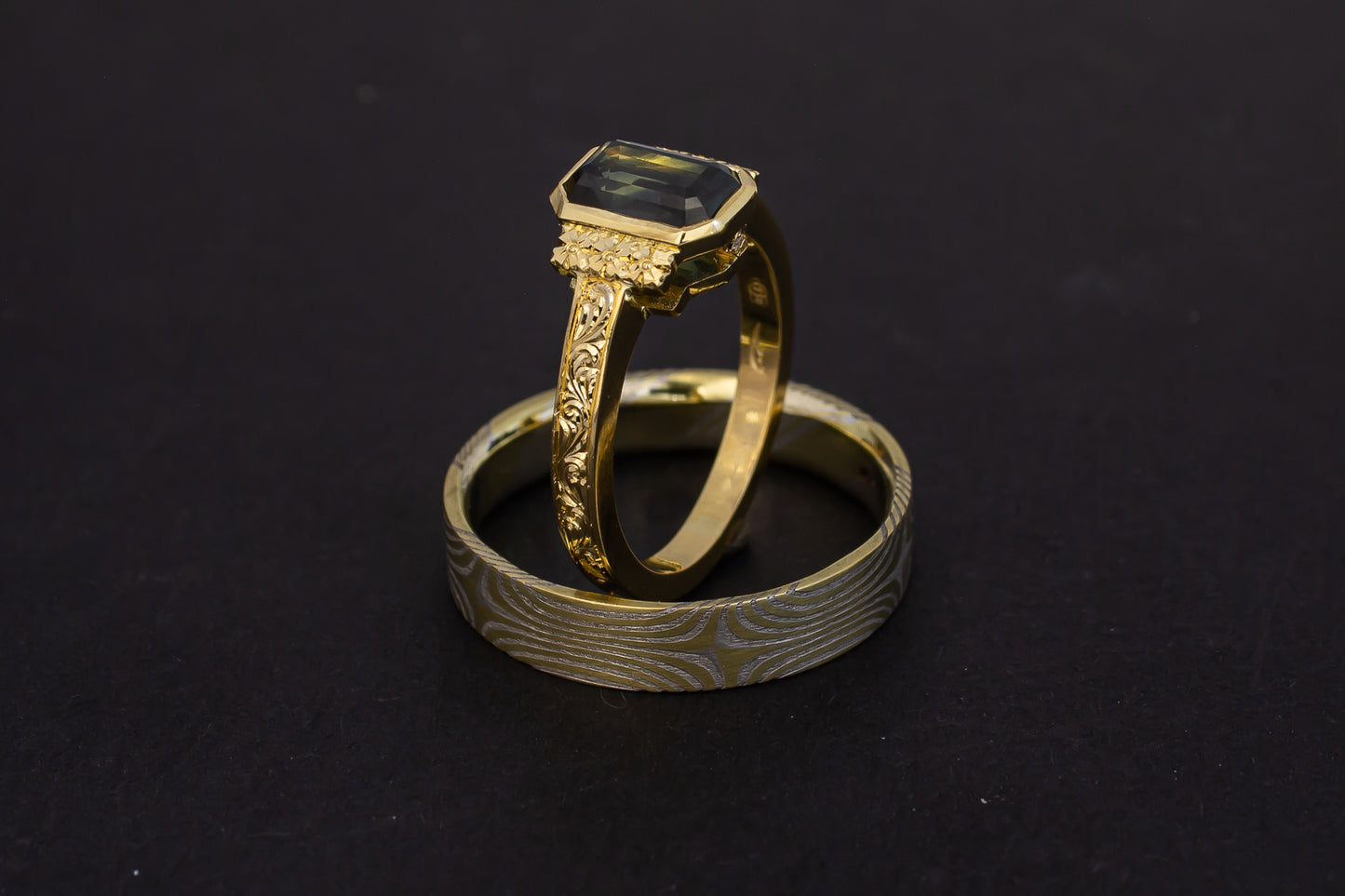 Bloom No.2 - 18ct Yellow Gold Australian Sapphire Ring