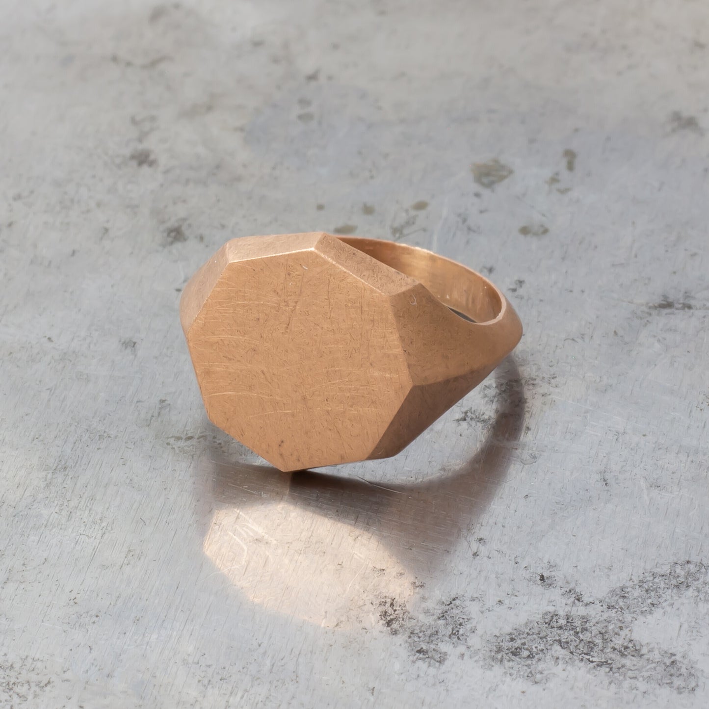 Octagonal Signet Ring