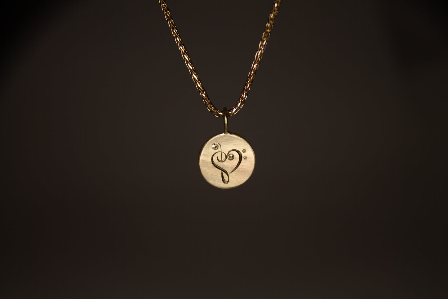 Music Heart Pendant