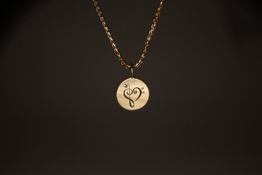 Music Heart Pendant