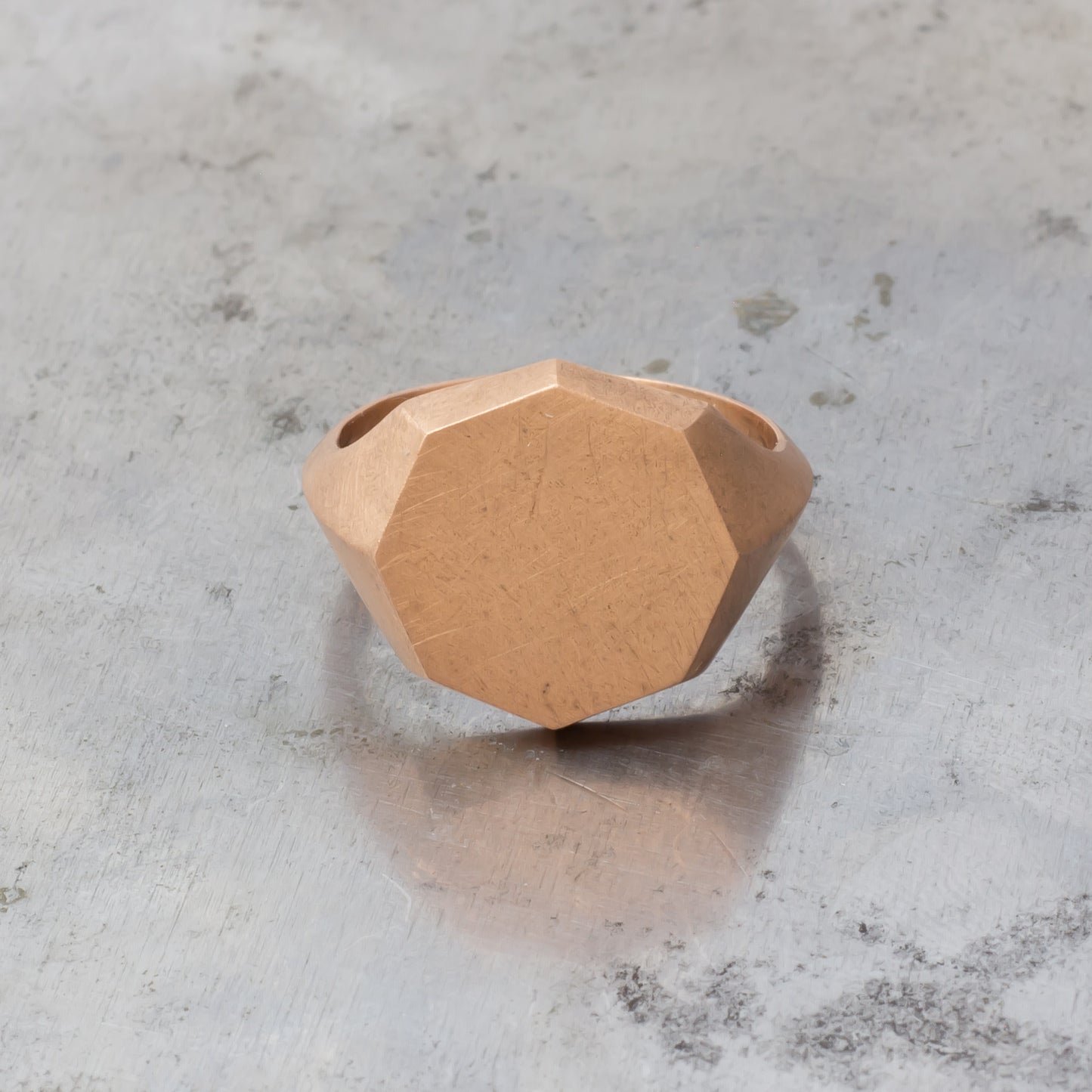 Octagonal Signet Ring