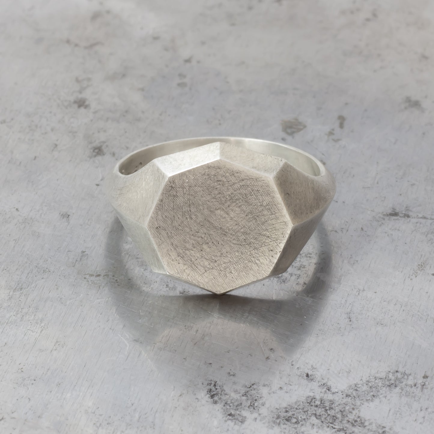 Octagonal Signet Ring