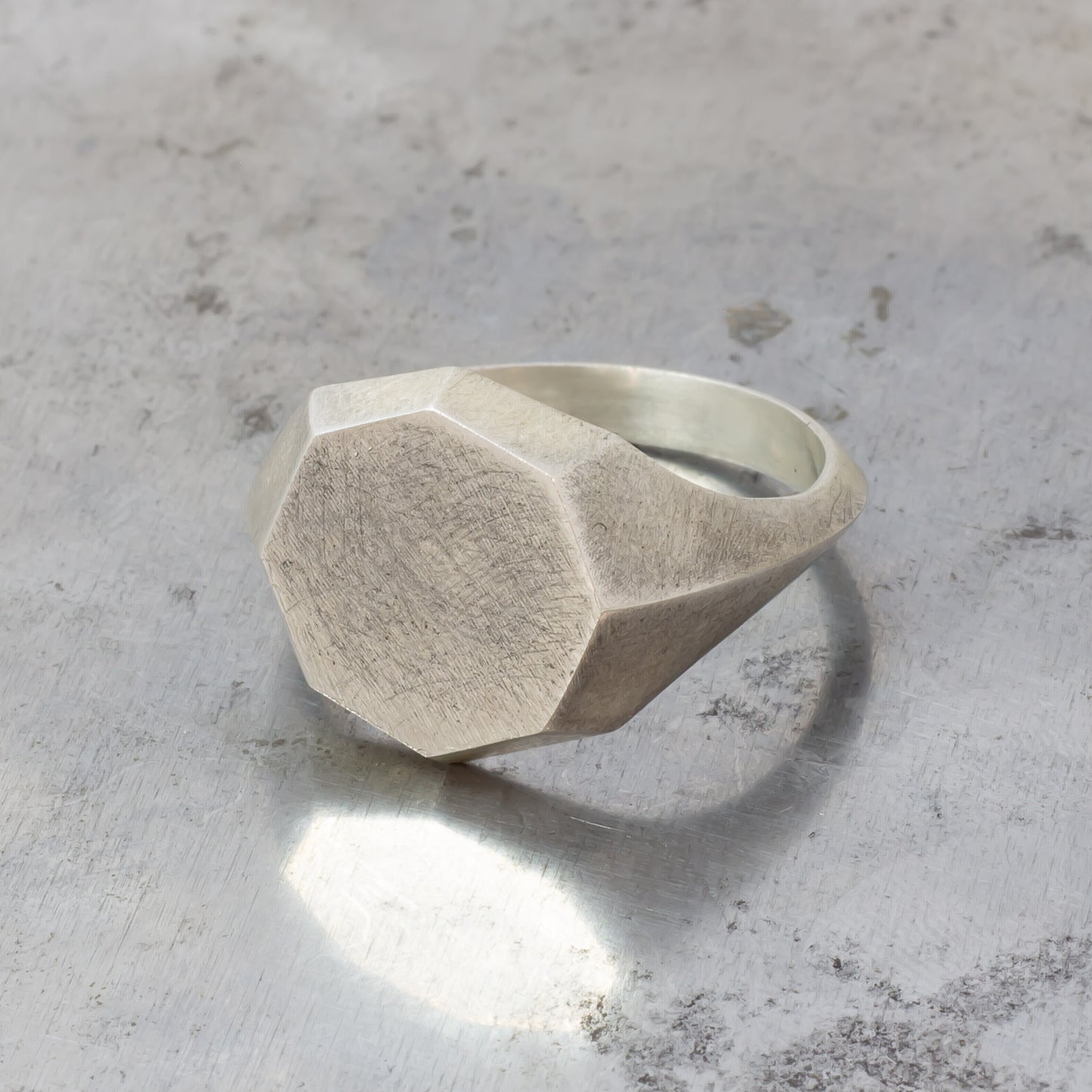 Octagonal Signet Ring