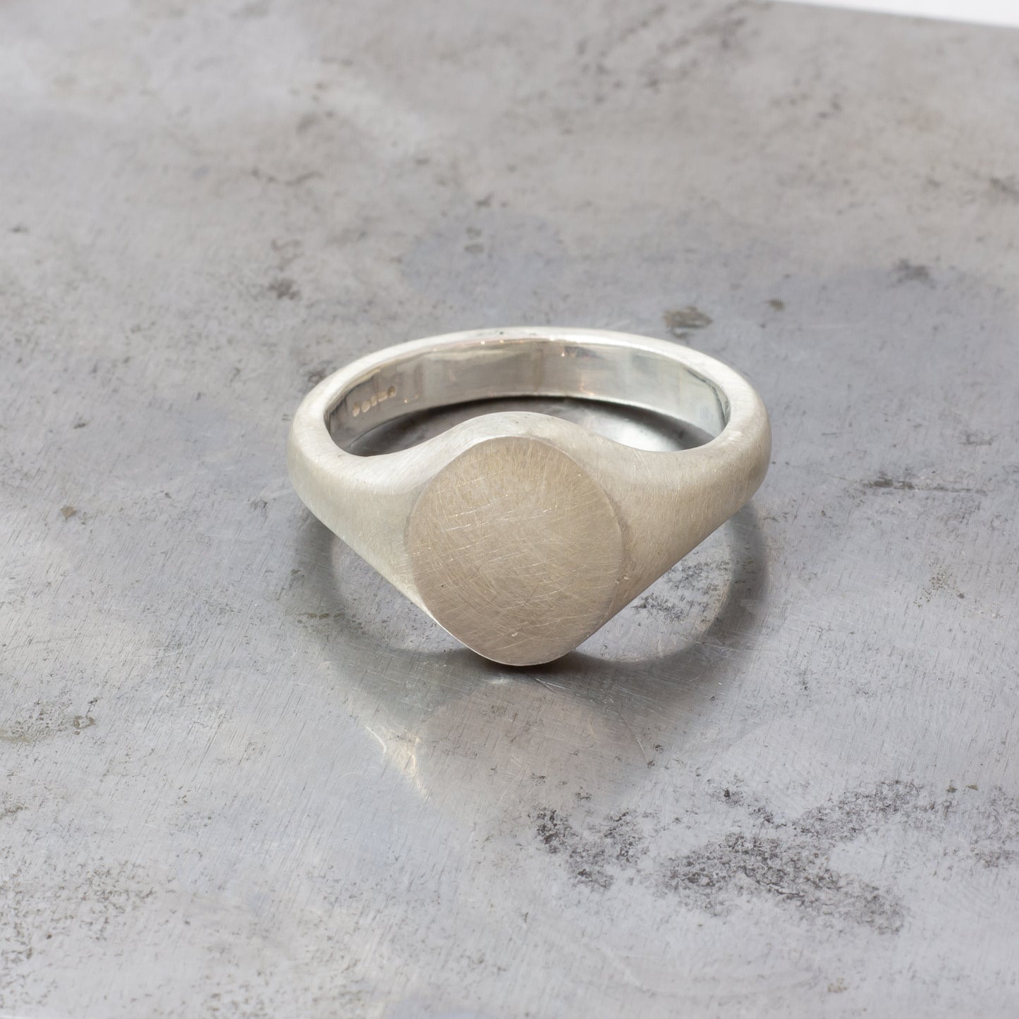 14x12mm Oval Signet Ring