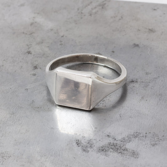 12x12mm Square Signet Ring
