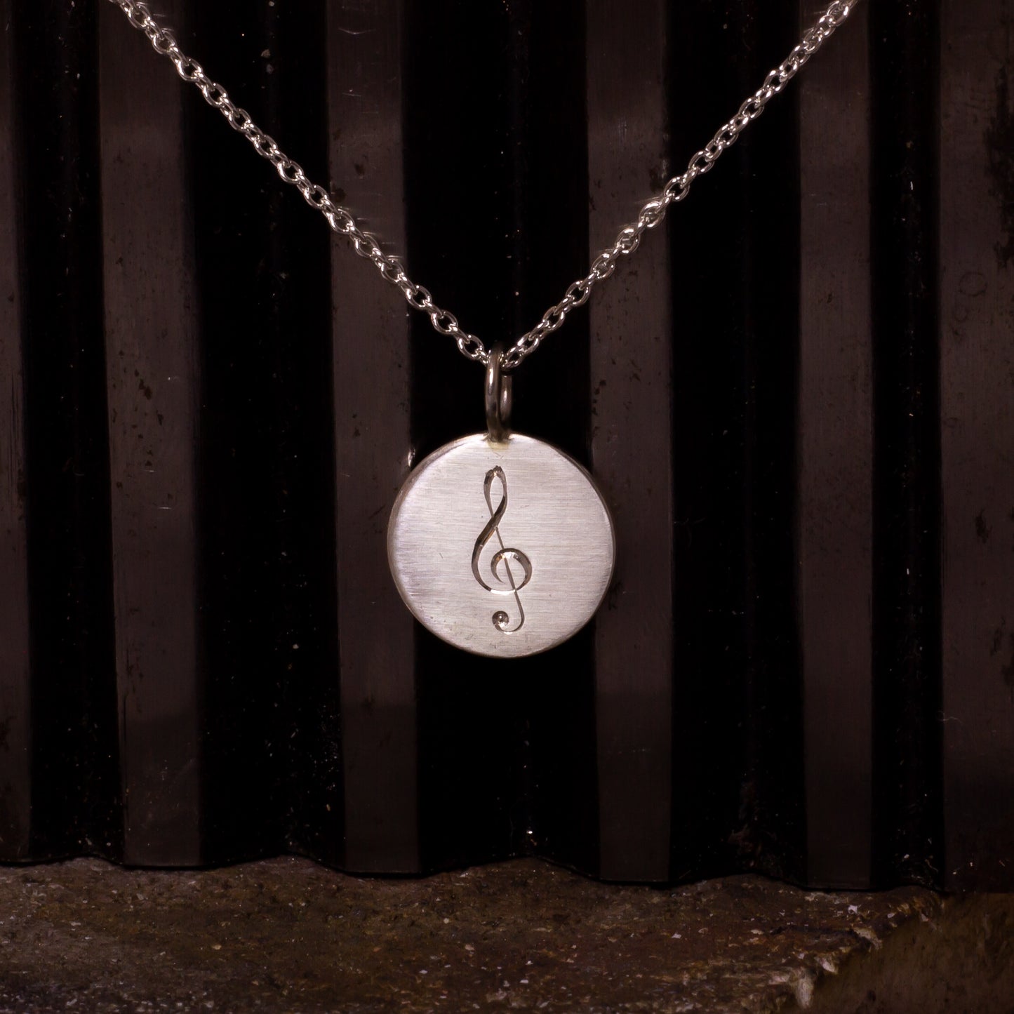 Music Series Pendant - Treble Clef