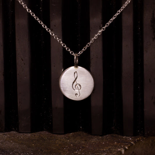 Music Series Pendant - Treble Clef