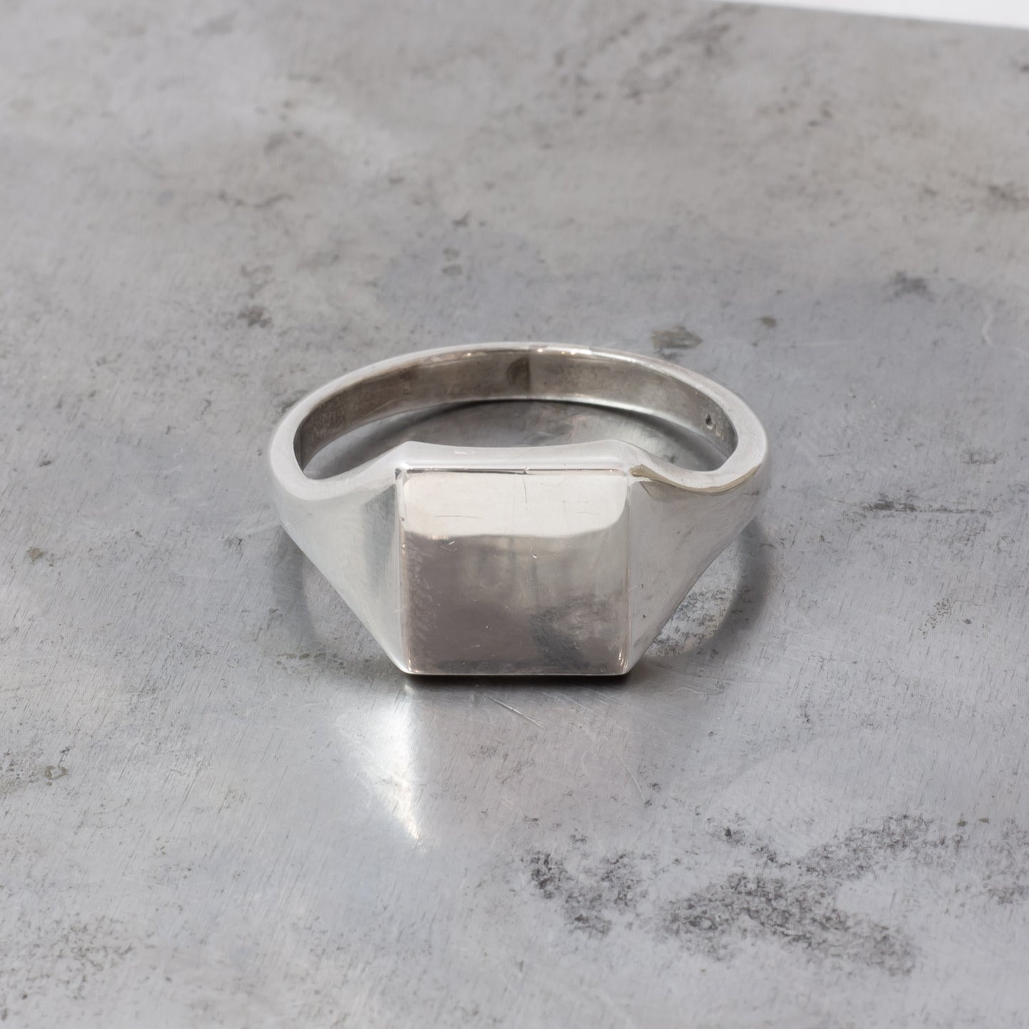 12x12mm Square Signet Ring