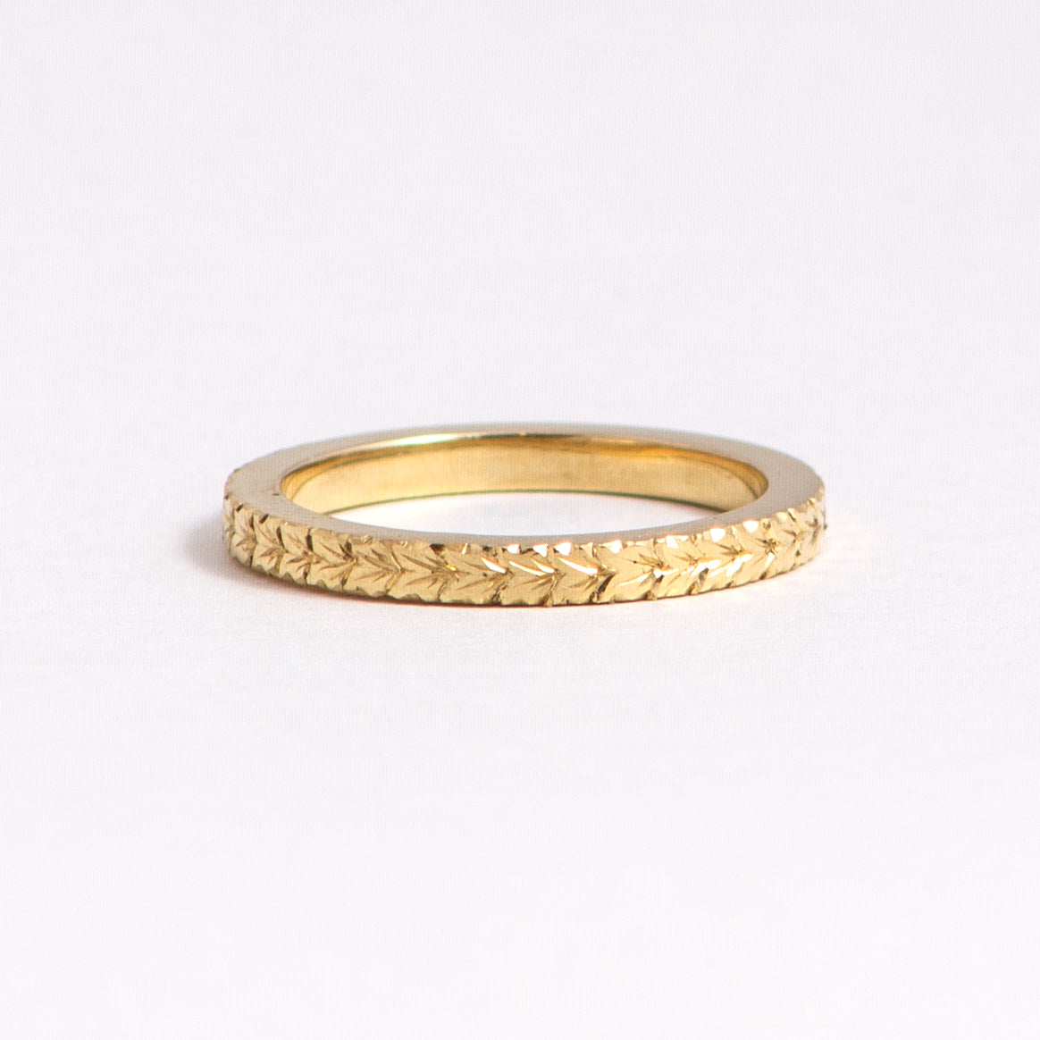 Wheat Leaf Ring - borderless