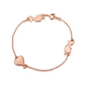 Disney Alice in Wonderland Silhouette rose gold plated  Bracelet